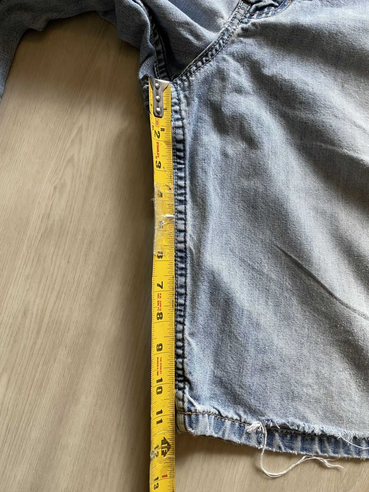 Old Navy × Vintage Vintage Y2K Old Navy Jean Jorts Painters Carpenter Sz 34 Size US 34 / EU 50 - 8 Thumbnail