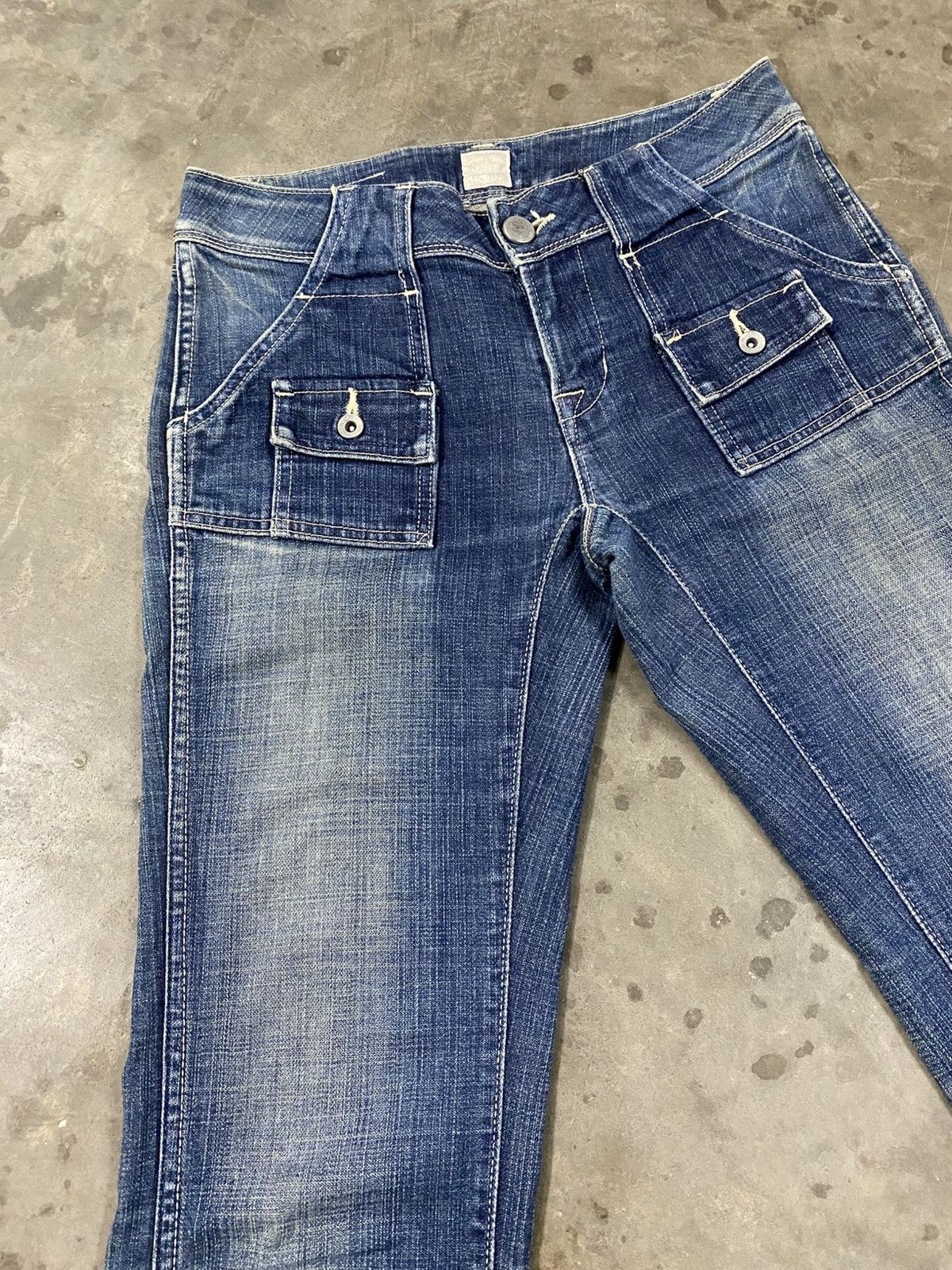 Edwin Flare Jeans Brappers by Edwin Mud Rusty Flared @319 Size US 27 - 9 Thumbnail