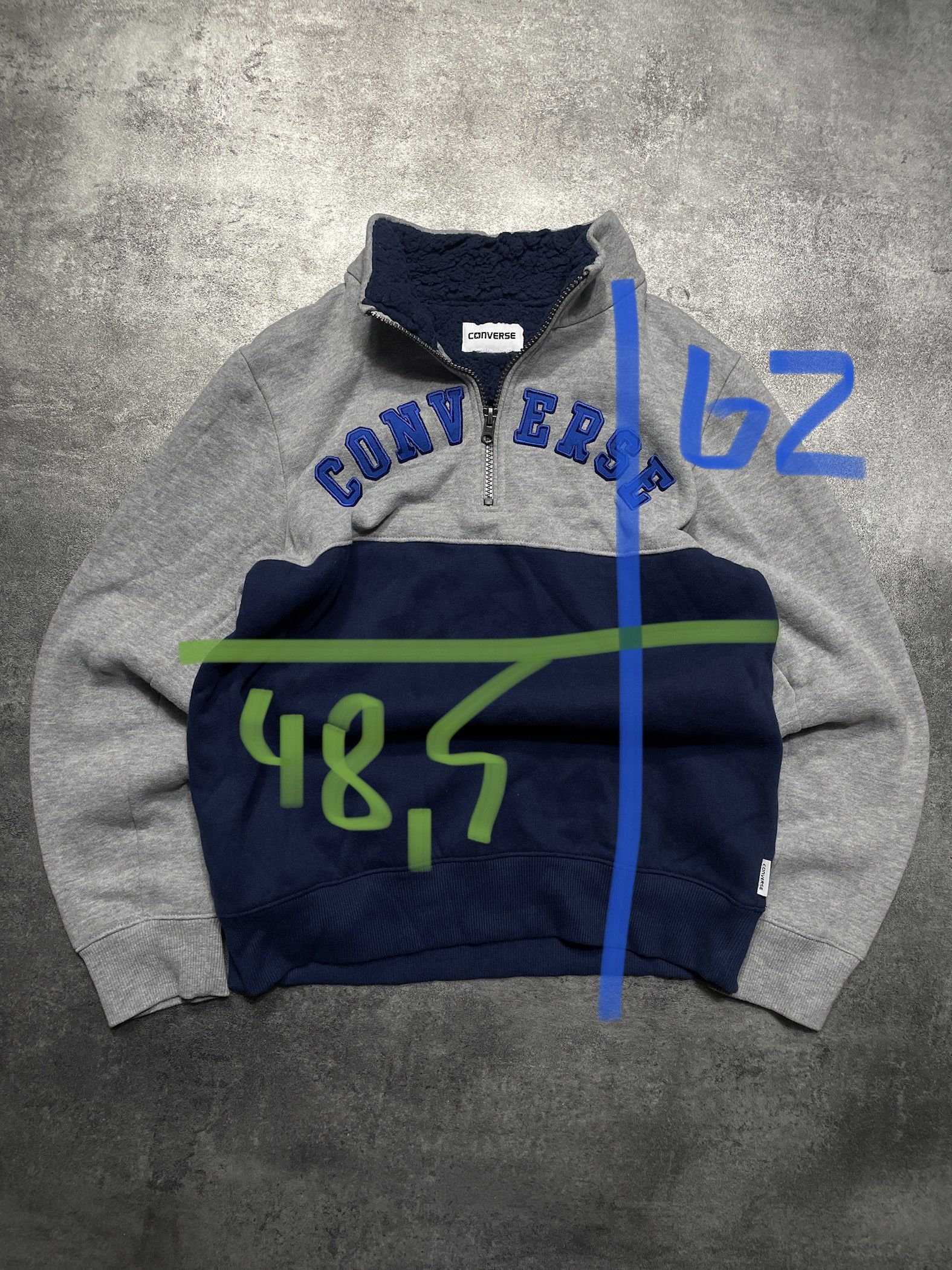 Converse 🔥Offers🔥Converse Sweatshirt Spellout Cozy Thick Size XS / US 0-2 / IT 36-38 - 10 Thumbnail
