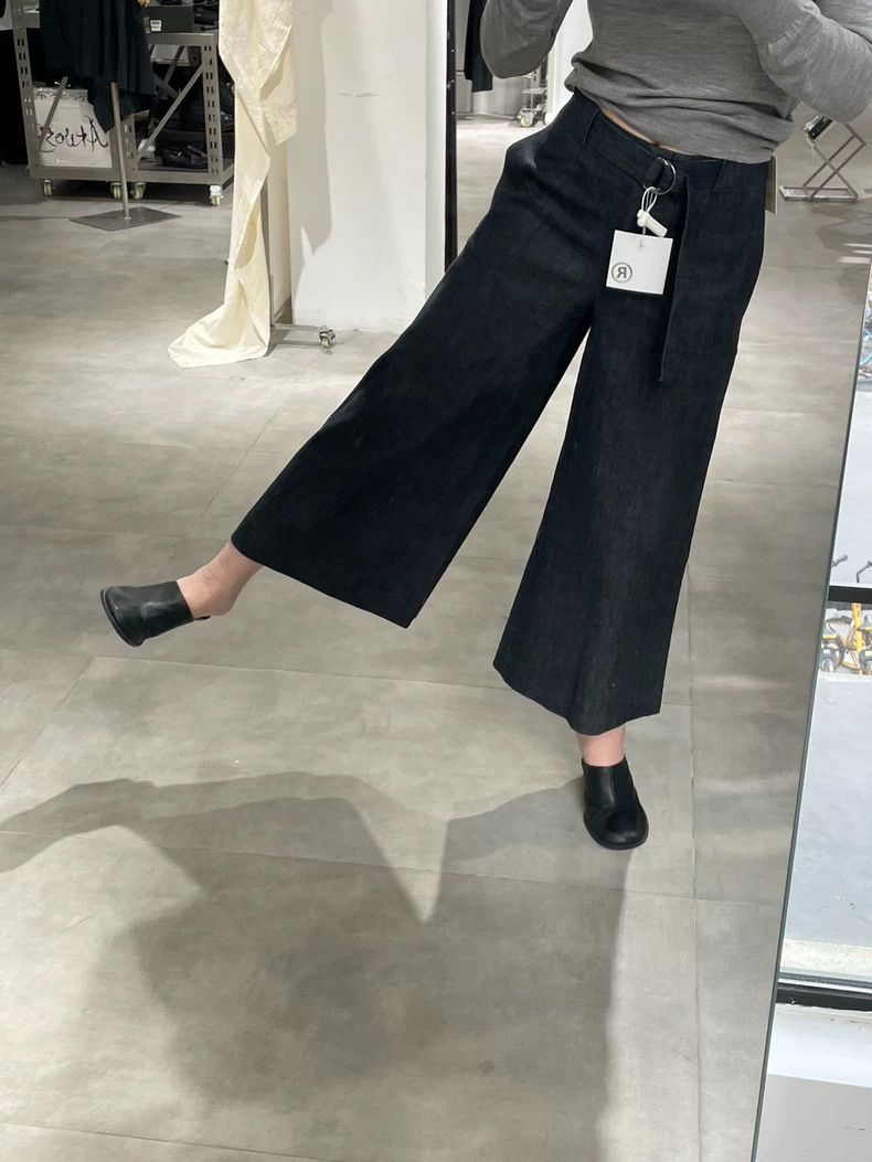 Maison Margiela Maison Margiela Wide-leg trousers Size 26" / US 2 / IT 38 - 1 Thumbnail
