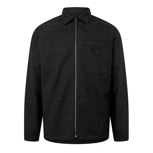 Prada Check Overshirt Size US M / EU 48-50 / 2 - 1 Thumbnail