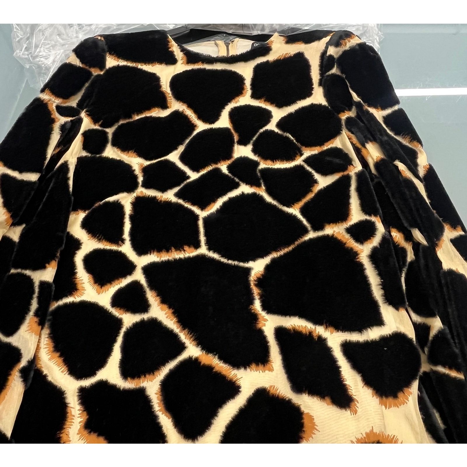 Dolce & Gabbana DOLCE & GABBANA Runway Giraffe Mini Dress Brown IT 44 / L Size M / US 6-8 / IT 42-44 - 10 Thumbnail