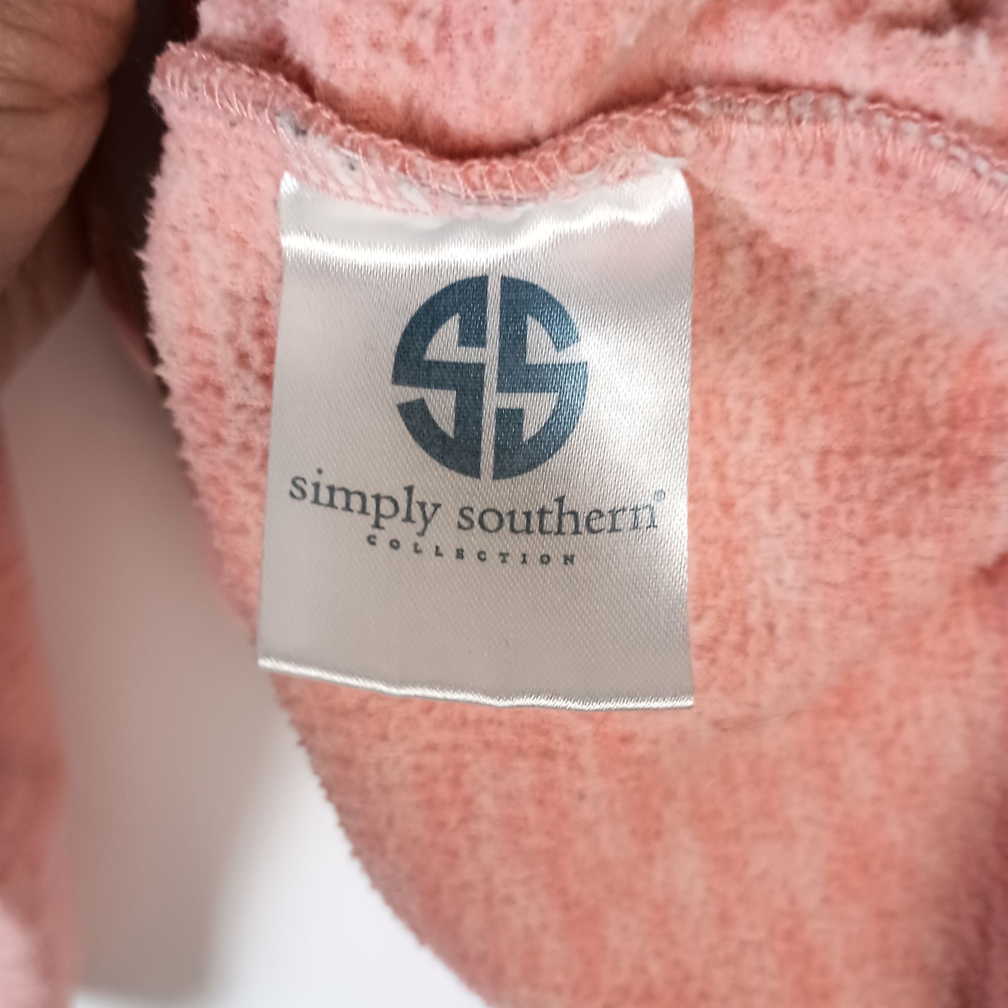 Other Simply Southern Corduroy Quarter Zip Pullover Womens M Coral Size M / US 6-8 / IT 42-44 - 3 Thumbnail