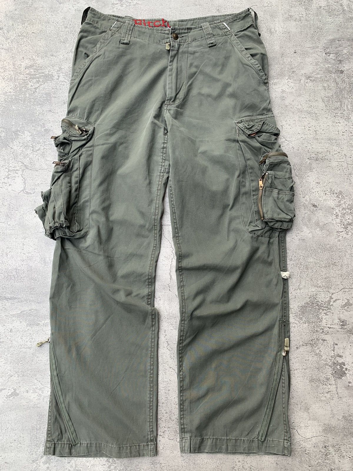 Japanese Brand × PPFM × Tete Homme BUKBANG 3d multipocket cargo pants Size US 31 - 2 Thumbnail