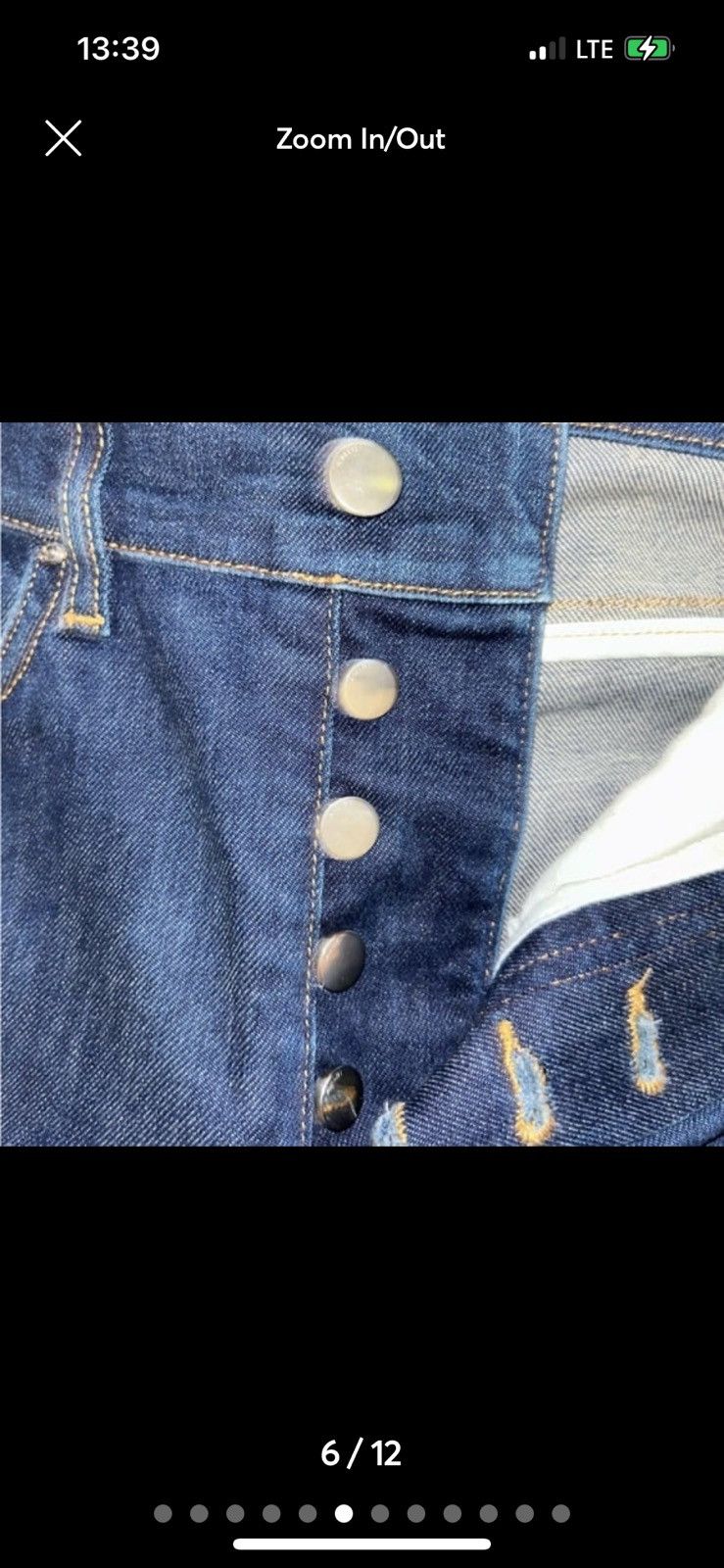 Amiri Amiri 30w x 34.5” inseam nwot stack medium indigo 92/6/2 NEW Size US 30 / EU 46 - 11 Thumbnail