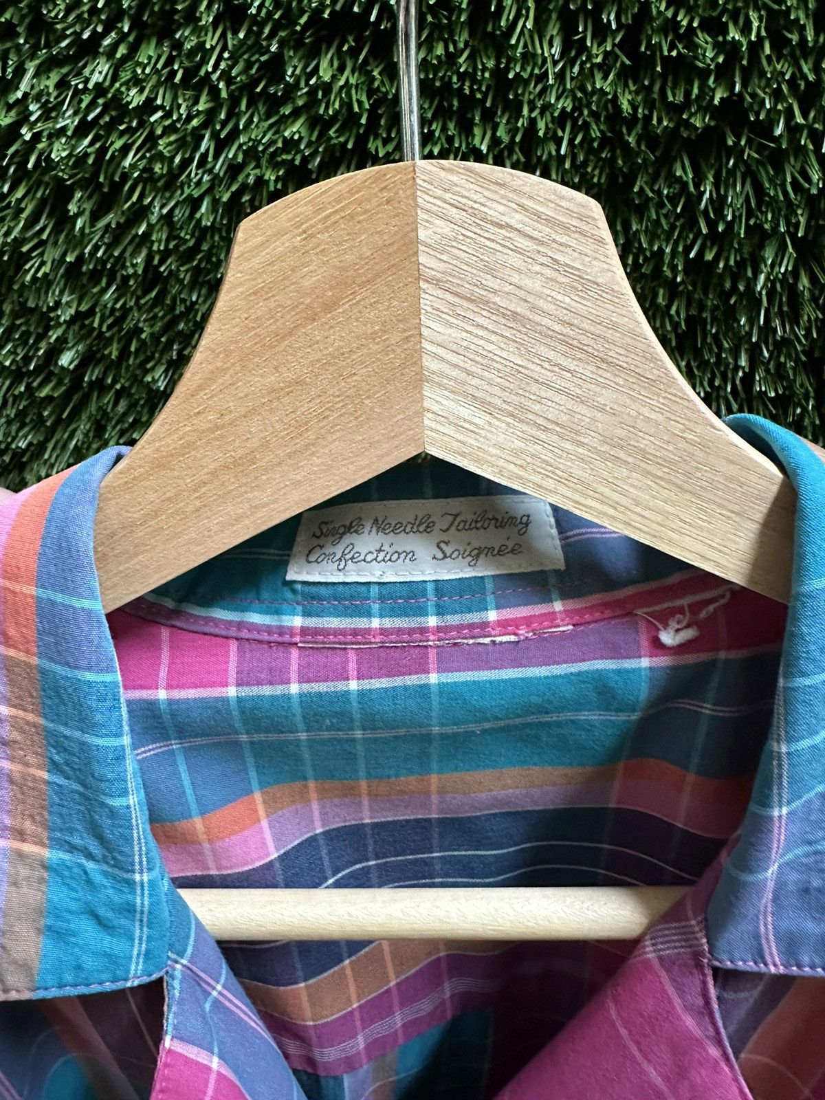 Vintage Vintage Plaid Button-up Shirt Large Size US L / EU 52-54 / 3 - 3 Thumbnail