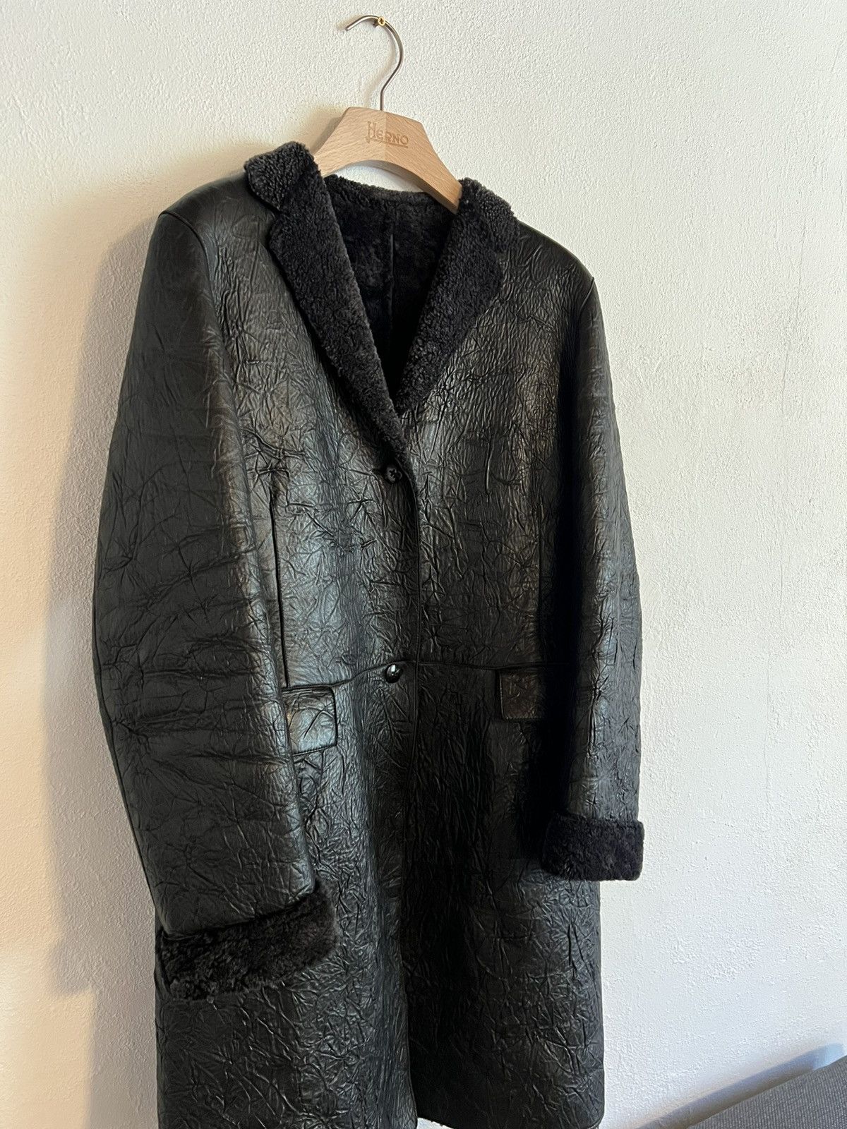 Jil Sander Jil Sander Vintage 80s Leather Archived Coat Rare Streetwear Size S / US 4 / IT 40 - 3 Thumbnail