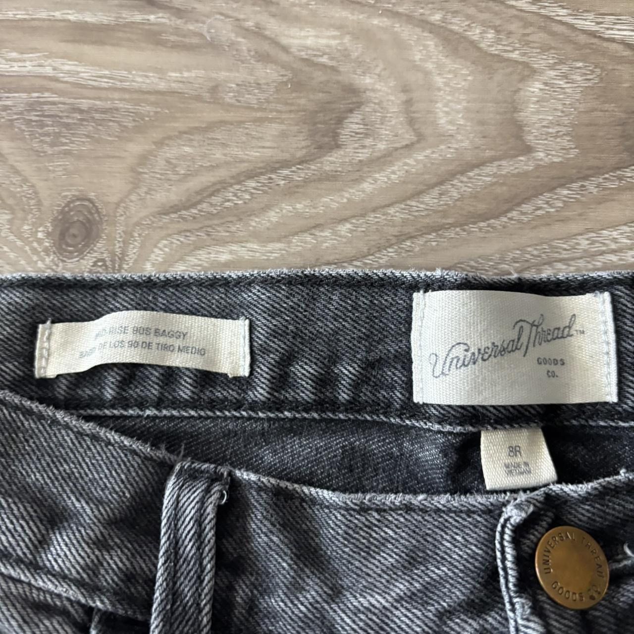 Vintage Crazy Vintage Y2K/2000s Grunge Faded Black Denim Jeans! 31x31 Size US 31 - 7 Thumbnail