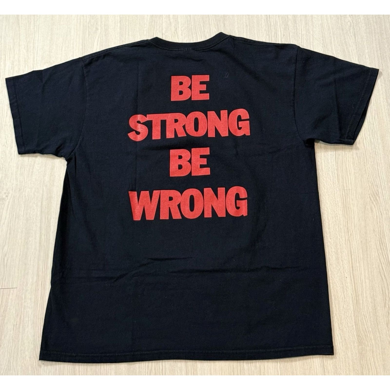 Fruit Of The Loom VINTAGE Nomeansno Be Strong Wrong Shirt XL Black Cotton Crew Neck Short Sleeve Graphic Print Men 90s Punk Rock Band Fruit of the Loom T-Shirt Size US XL / EU 56 / 4 - 2 Thumbnail