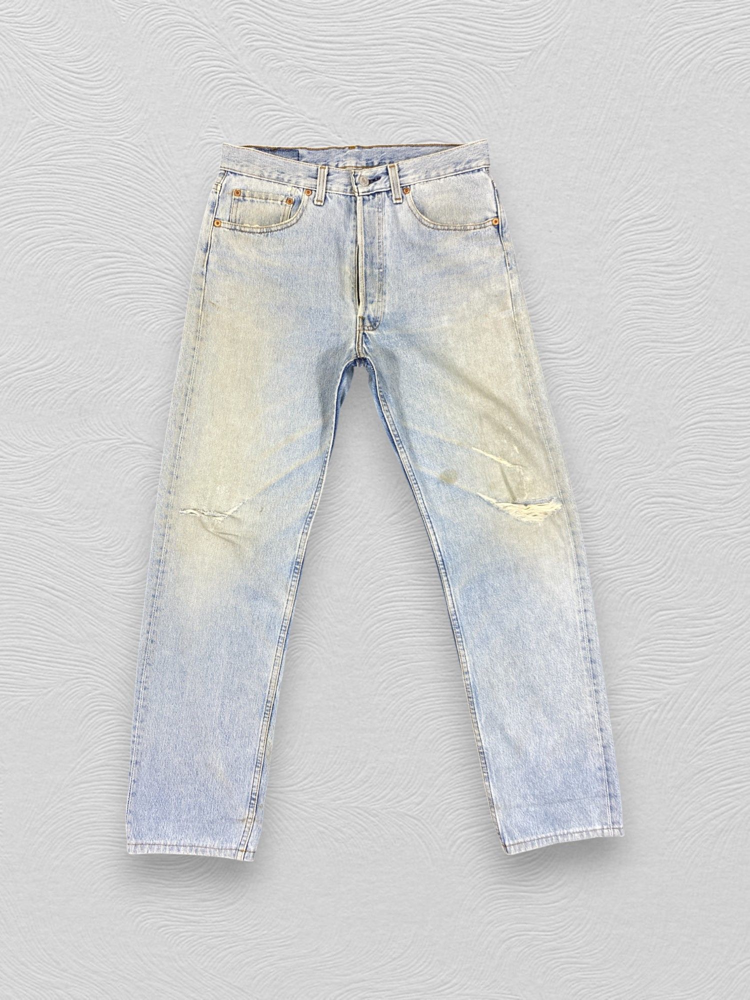 Levi's Light Blue Wash Vintage Levis 501 Jeans 31x30 - JN3124 Size US 31 - 1 Thumbnail