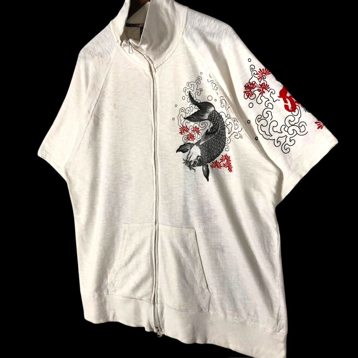 If Six Was Nine Vintage 90s Japanese Brand Koi Logo Tatoo Sweatshirt Size US L / EU 52-54 / 3 - 4 Thumbnail