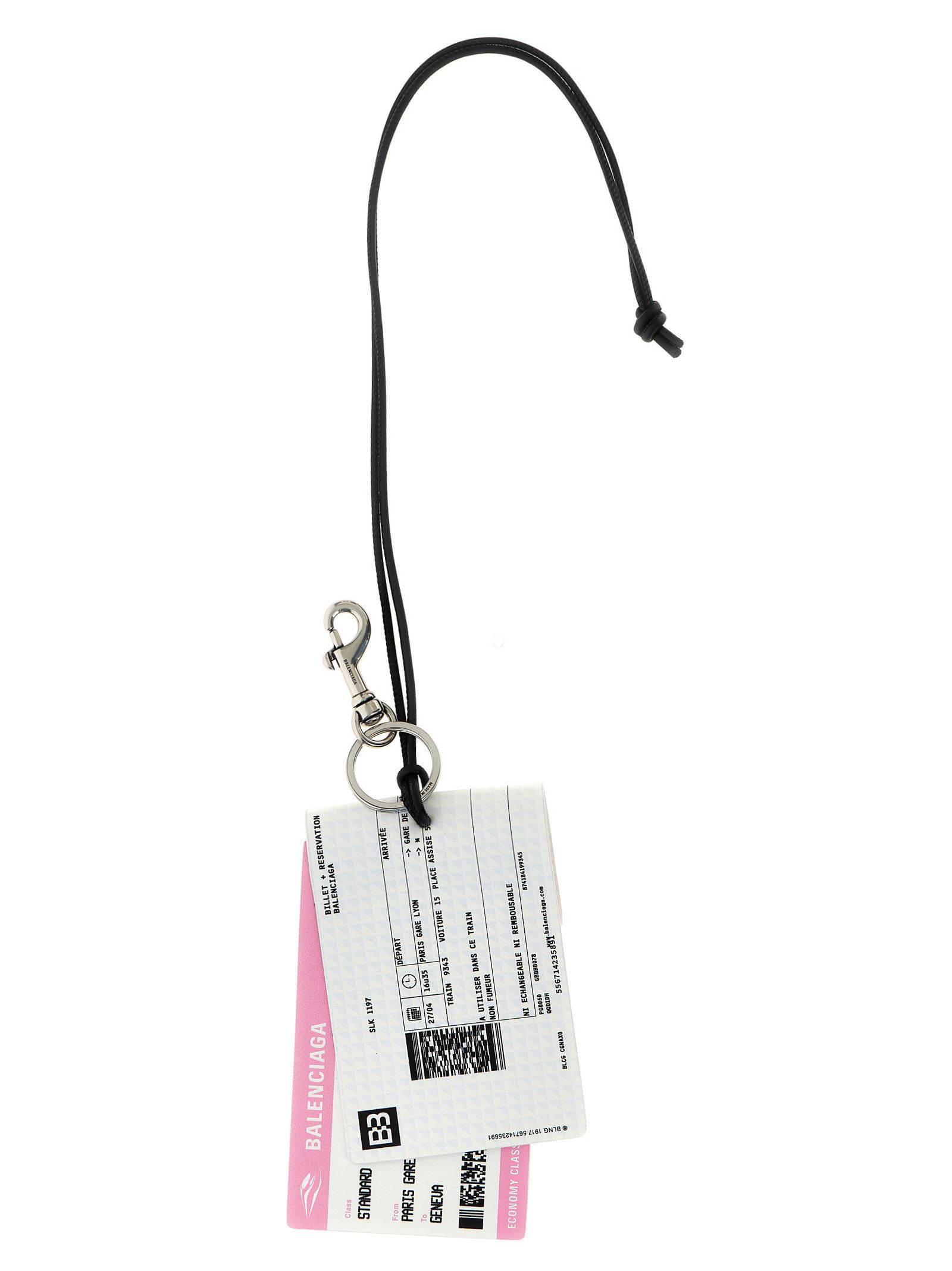 Balenciaga 'Train Ticket' Keyring Size ONE SIZE - 1 Thumbnail