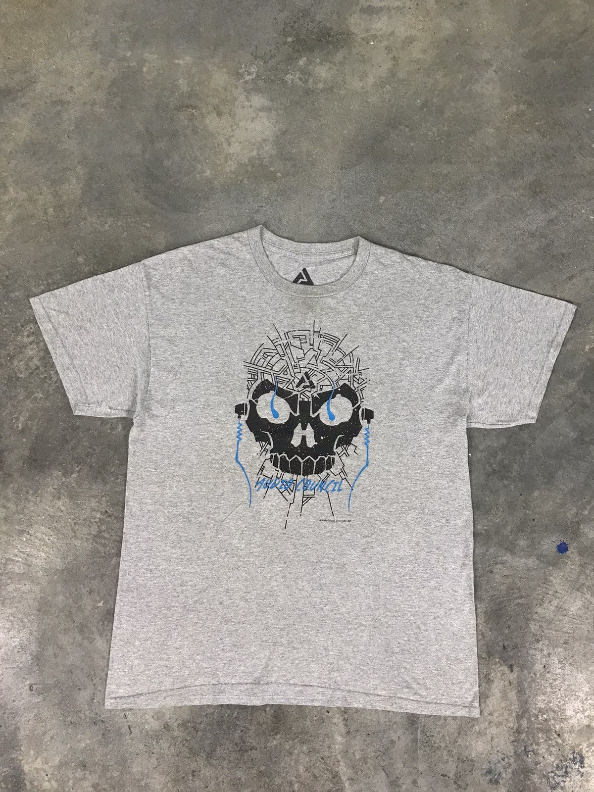 Japanese Brand Audio Council Graphic Skull Design Tee Size US L / EU 52-54 / 3 - 1 Thumbnail