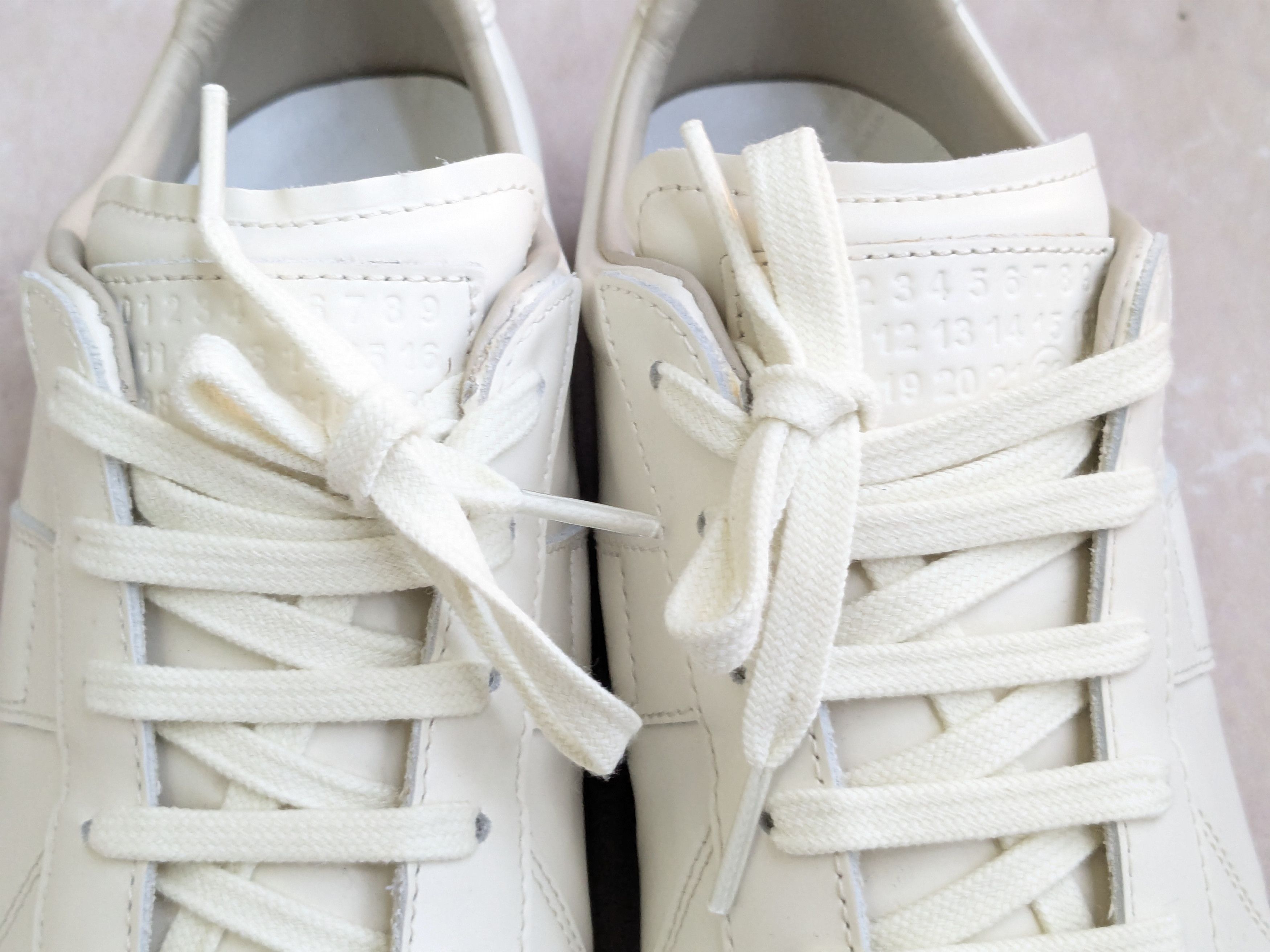 Maison Margiela Maison Margiela Replica GAT Cream White 8 41 Low Tops Gum Size US 8 / EU 41 - 2 Thumbnail