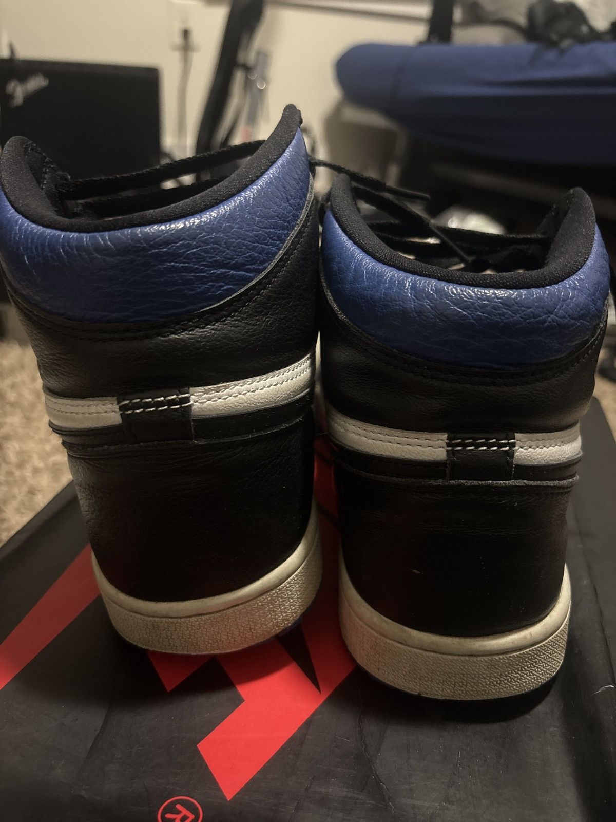 Jordan Brand Jordan 1 OG Royal Toe Size US 10.5 / EU 43-44 - 5 Thumbnail