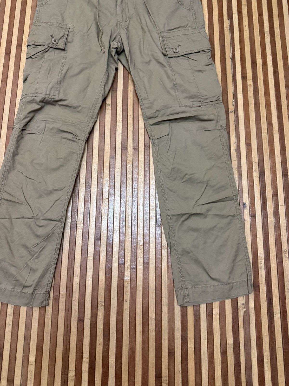 Caribbean Vintage CARIBBEAN Cargo Pants Big Pockets Streetwear W33X31 Size US 33 - 3 Thumbnail