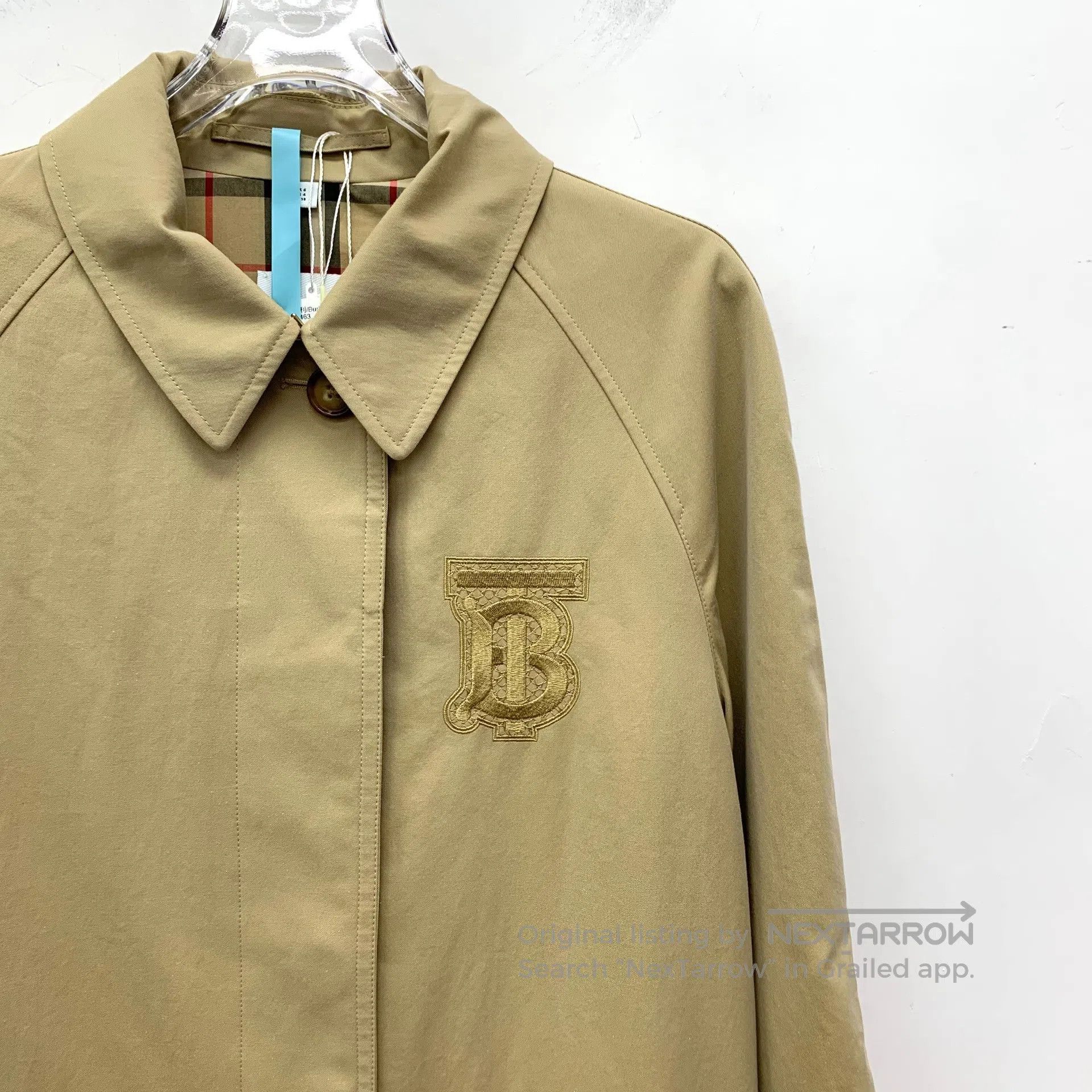 Burberry Burberry Brown TB Letter Embroidered Cotton Reversible Col Size XS / US 0-2 / IT 36-38 - 3 Thumbnail