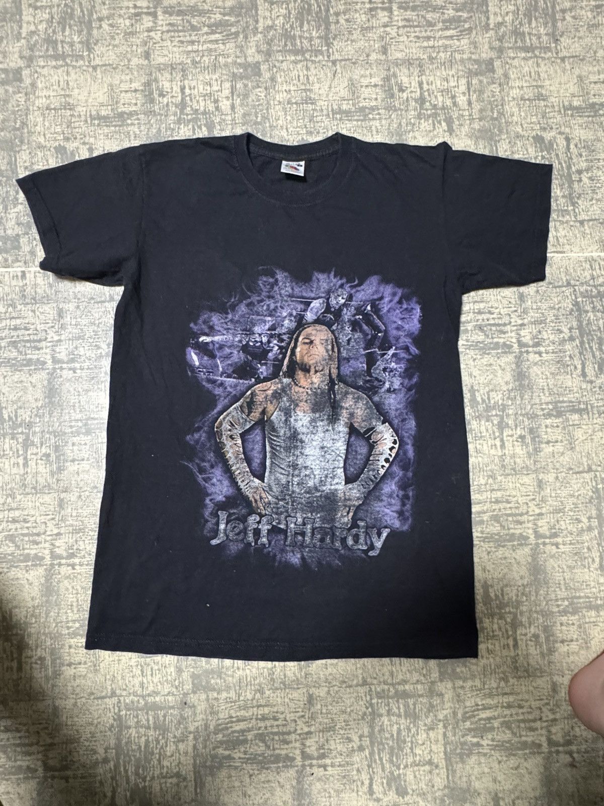 Band Tees × WWE × WWF Rock Tees Vintage Jeff Hardy WWE band tee shirt big logo Size US S / EU 44-46 / 1 - 1 Thumbnail