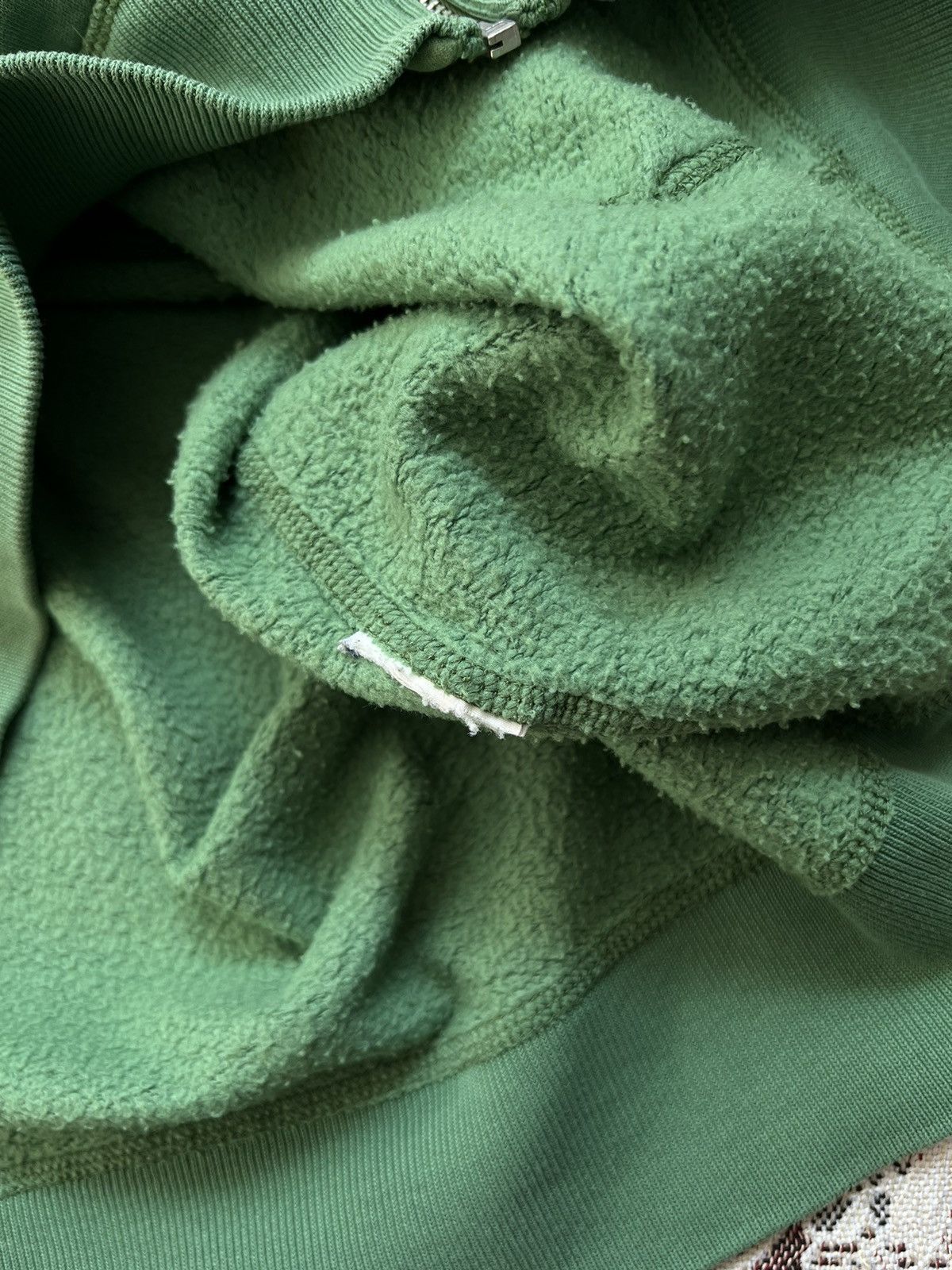 Polo Ralph Lauren × Vintage Ralph Lauren Faded Green Aztec Zip Up Hoodie Talon Zipper Size US XXL / EU 58 / 5 - 9 Thumbnail