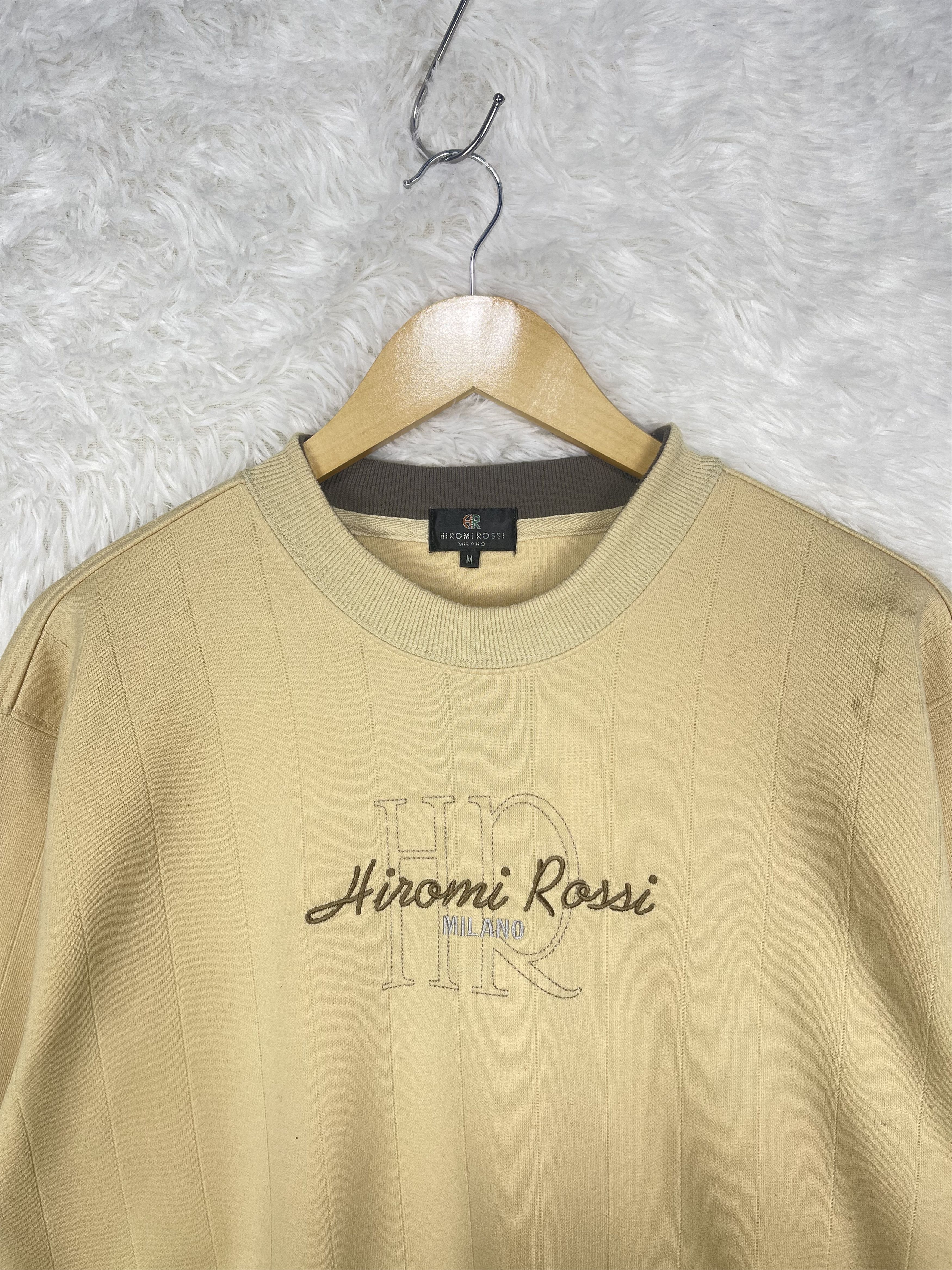 Japanese Brand Vintage Hiromi Rossi Milano Embroidered Sweatshirt AS0026 Size US M / EU 48-50 / 2 - 3 Thumbnail