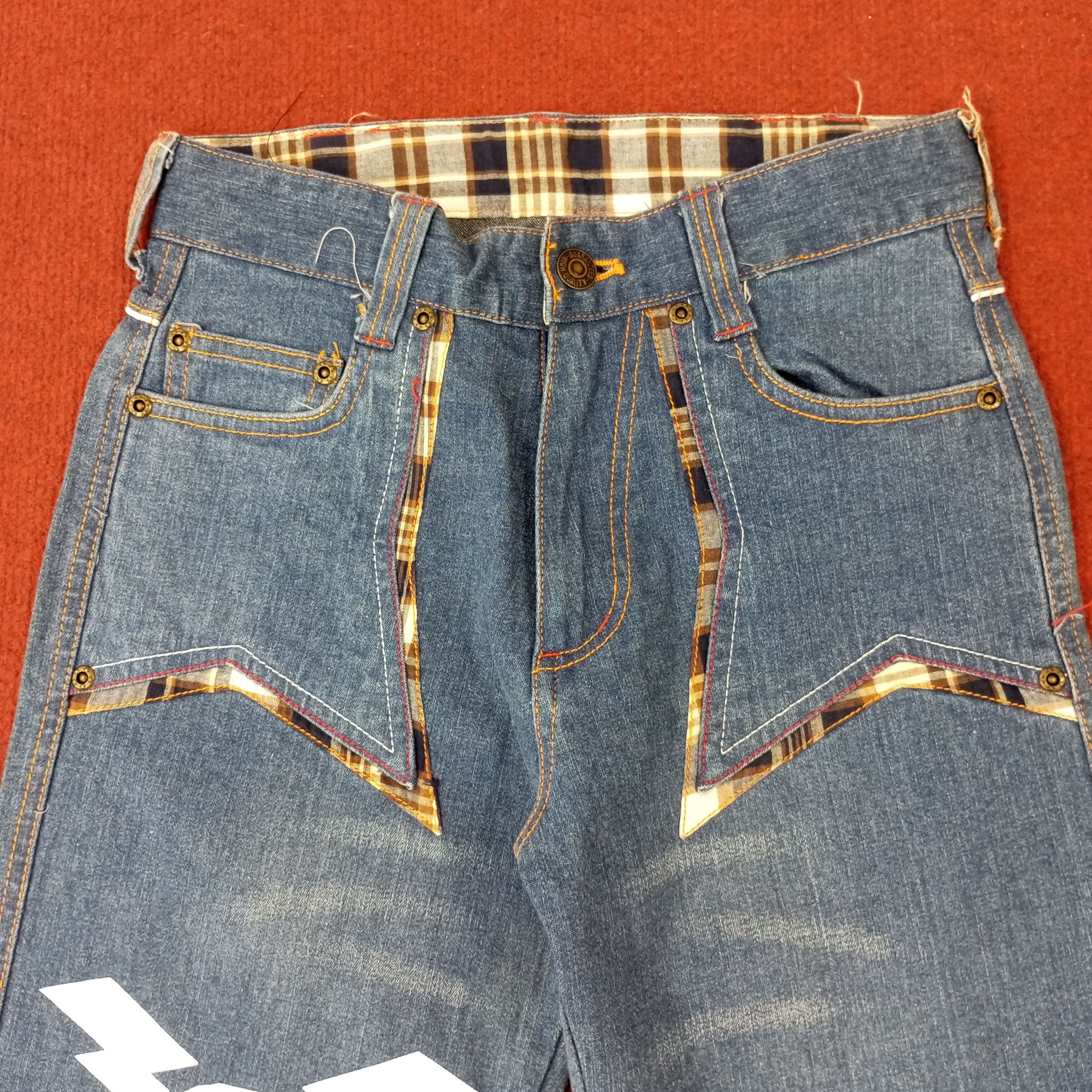 Vintage Skulls XYZ Streetwear Style Jeans c217n12 Size US 26 / EU 42 - 2 Thumbnail
