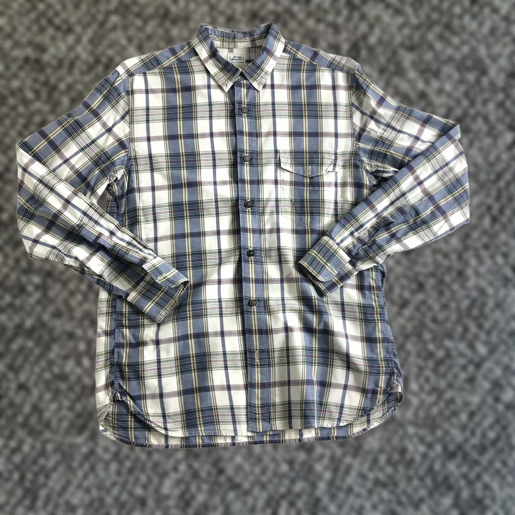 Lucky Brand Lucky Brand Button-Up Shirt Mens Medium Long Sleeve Plaid Western PacKet? Size US M / EU 48-50 / 2 - 1 Thumbnail