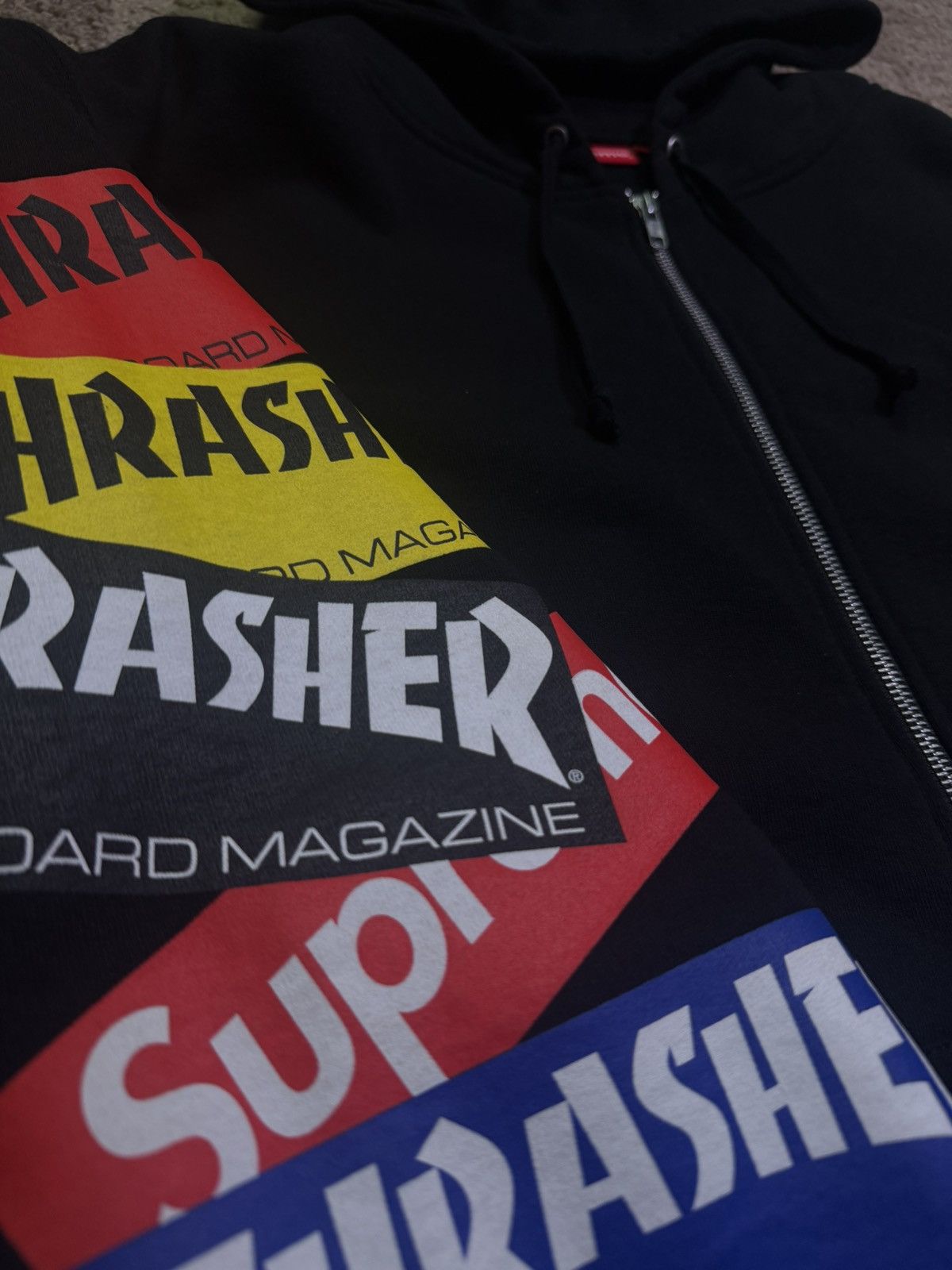 Supreme ThrasherxSupreme Collab zip up hoodie Size US L / EU 52-54 / 3 - 3 Thumbnail