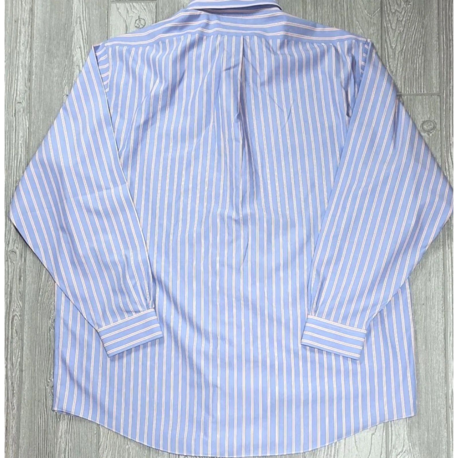 Brooks Brothers BROOKS BROTHERS Men Madison Shirt 18.5-37 Blue Red Stripe Long Sleeve Oxford Shirt Size US XXL / EU 58 / 5 - 6 Thumbnail