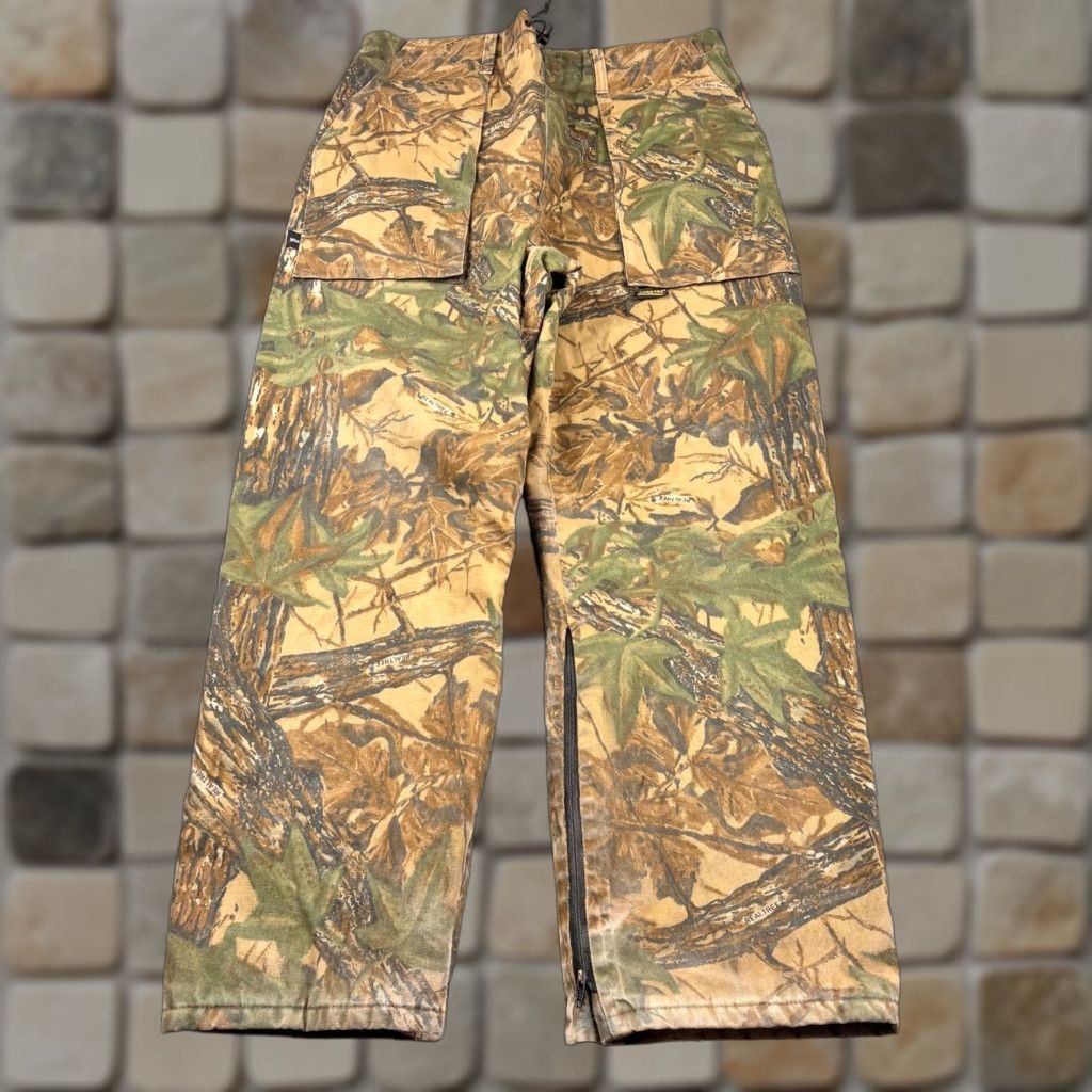 Realtree VINTAGE Hunting Pants Mens L 36-38 Realtree Camo Insulated Gore-Tex Made USA Size US 33 - 1 Thumbnail