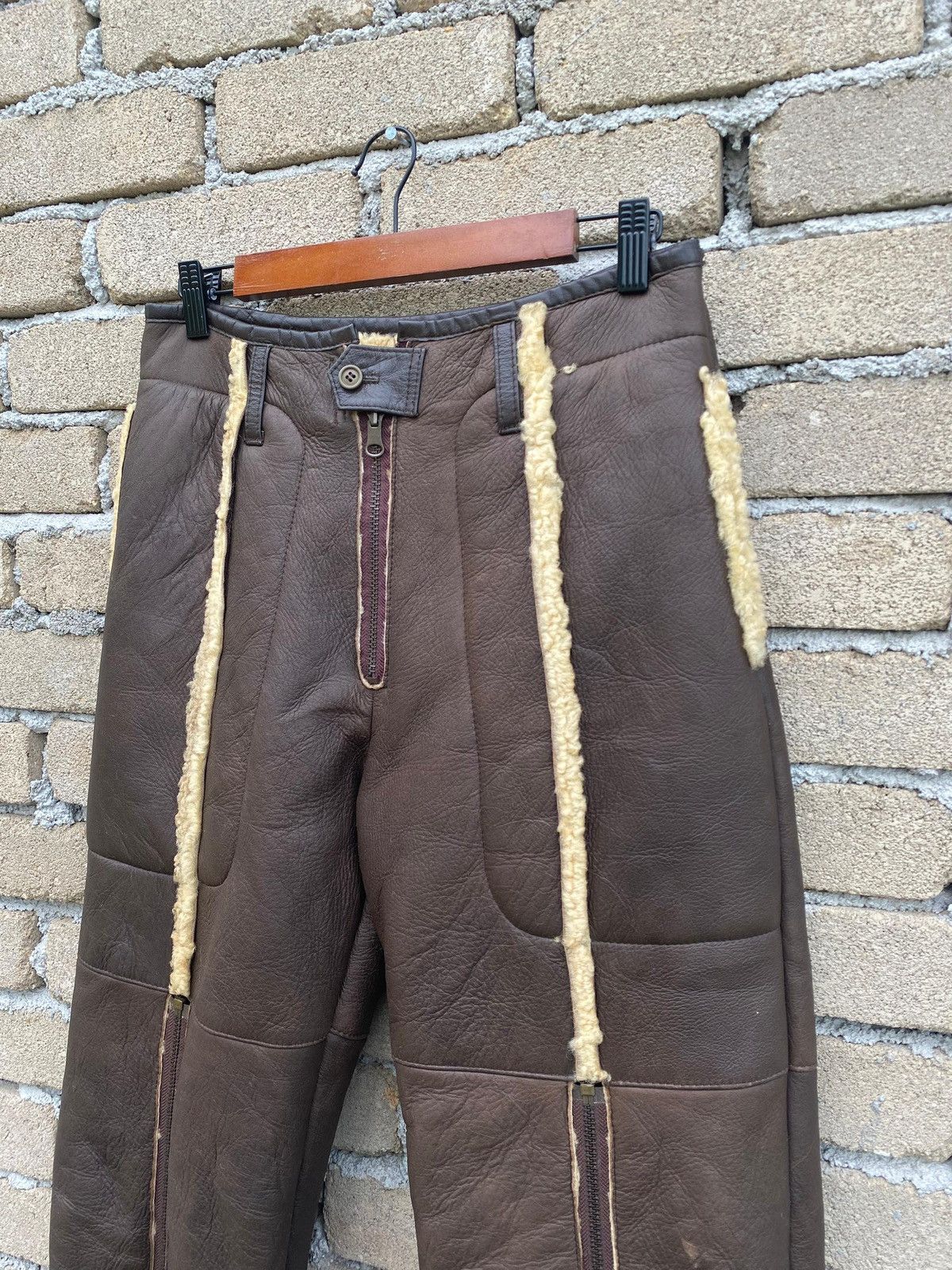 Yoshiyuki Konishi Yoshiyuki Konishi B3 Sheepskin Shearling Leather Pant 29-30 Size US 30 / EU 46 - 4 Thumbnail