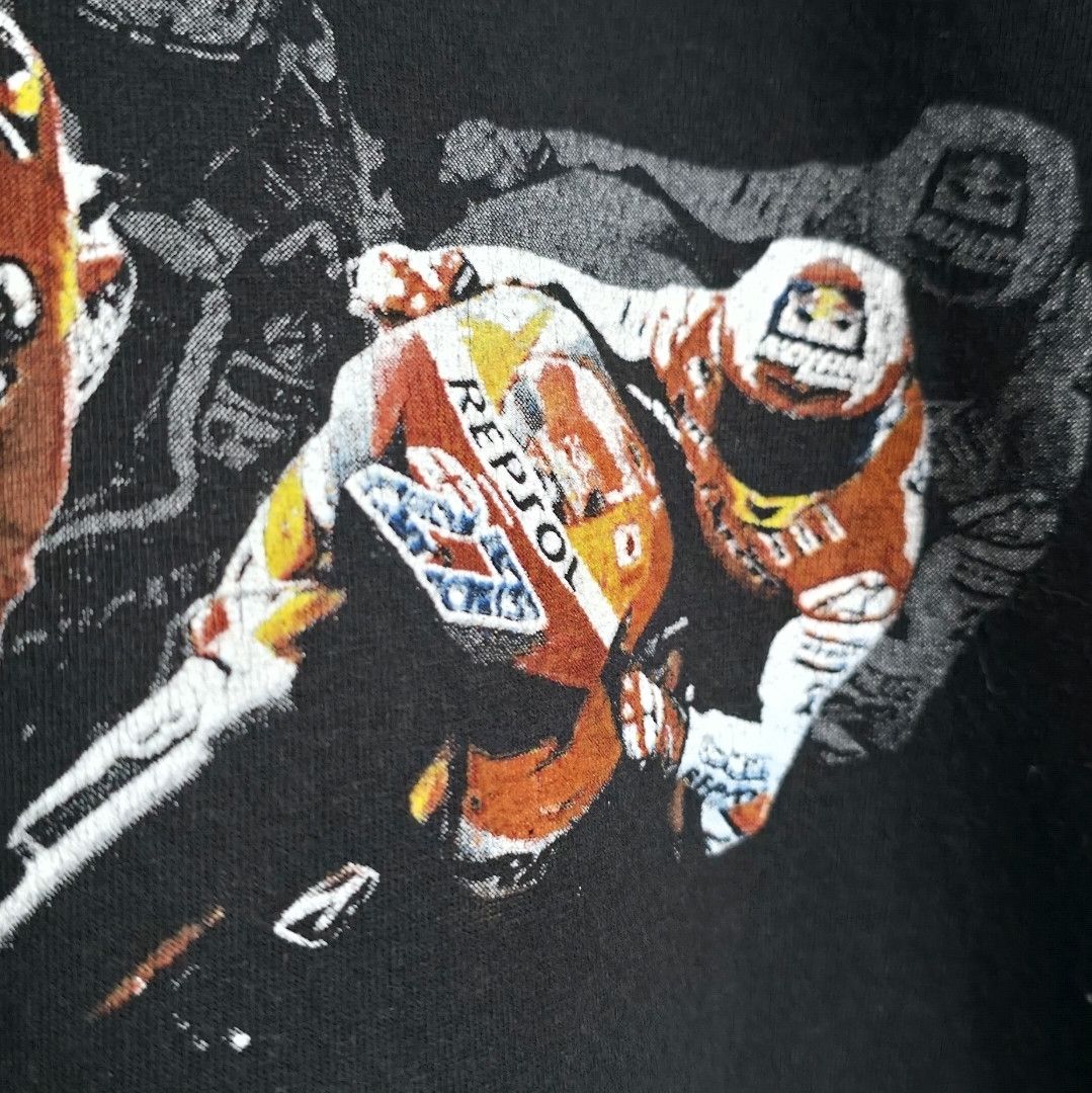 Fruit Of The Loom ULTRA RARE Vintage 2011 MotoGP Sachsenring T-Shirt Rossi Size US L / EU 52-54 / 3 - 11 Thumbnail