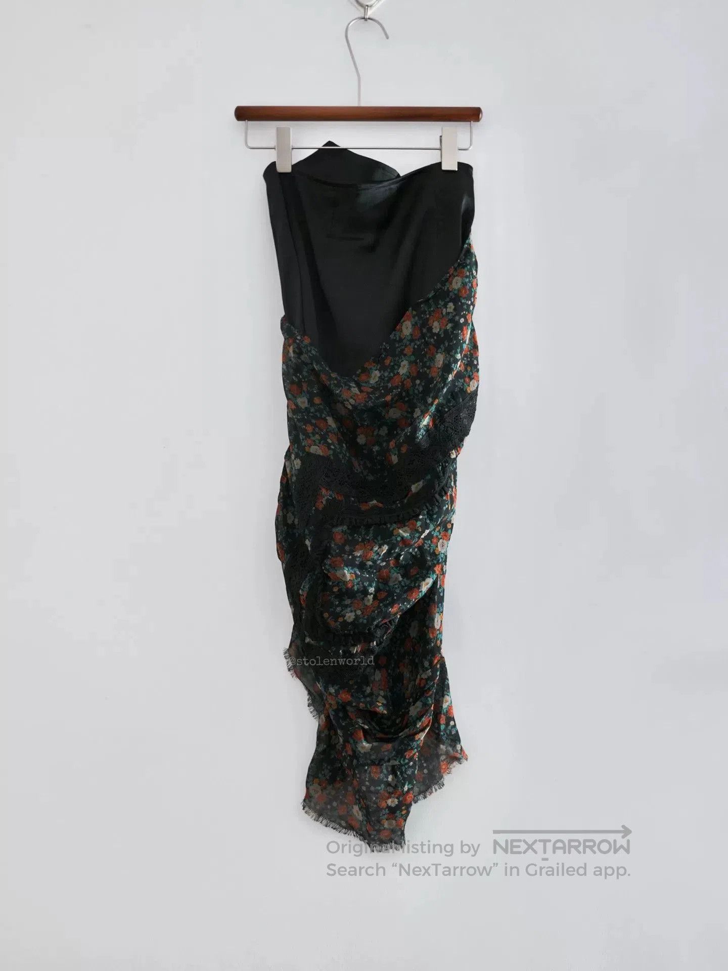 Junya Watanabe Junya Watanabe Floral Skirt in Black. Size US 26 / EU 42 - 5 Thumbnail