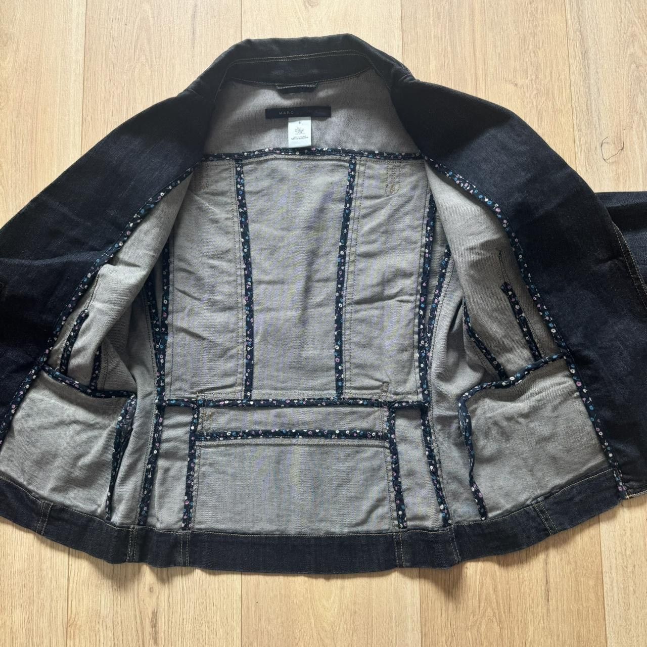 Marc Jacobs Marc Jacobs One Button Denim Jacket Blazer Navy Size 6 Small Size S / US 4 / IT 40 - 6 Thumbnail