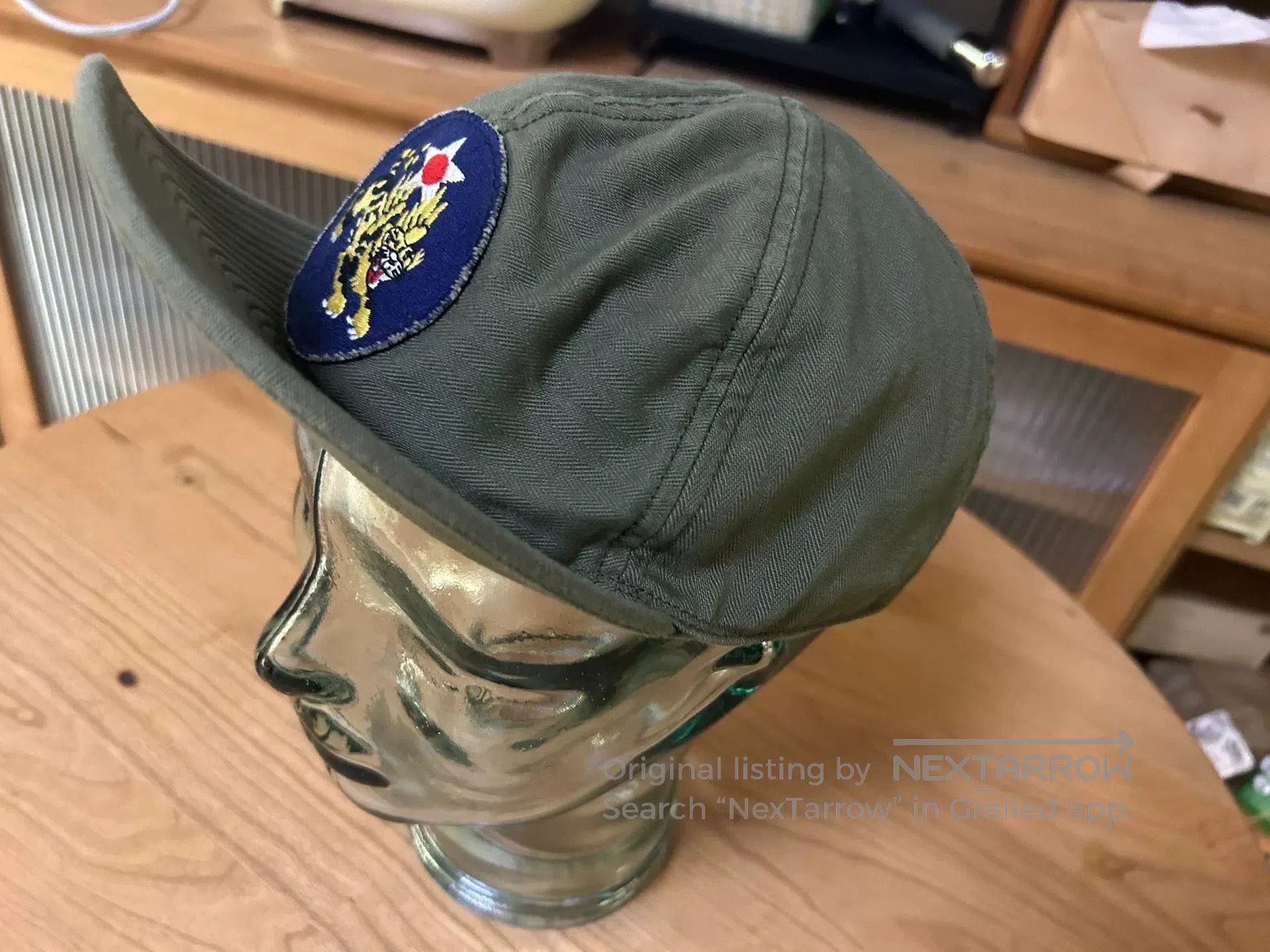 The Real McCoy's real mccoy's olive green military cap. Size ONE SIZE - 1 Thumbnail