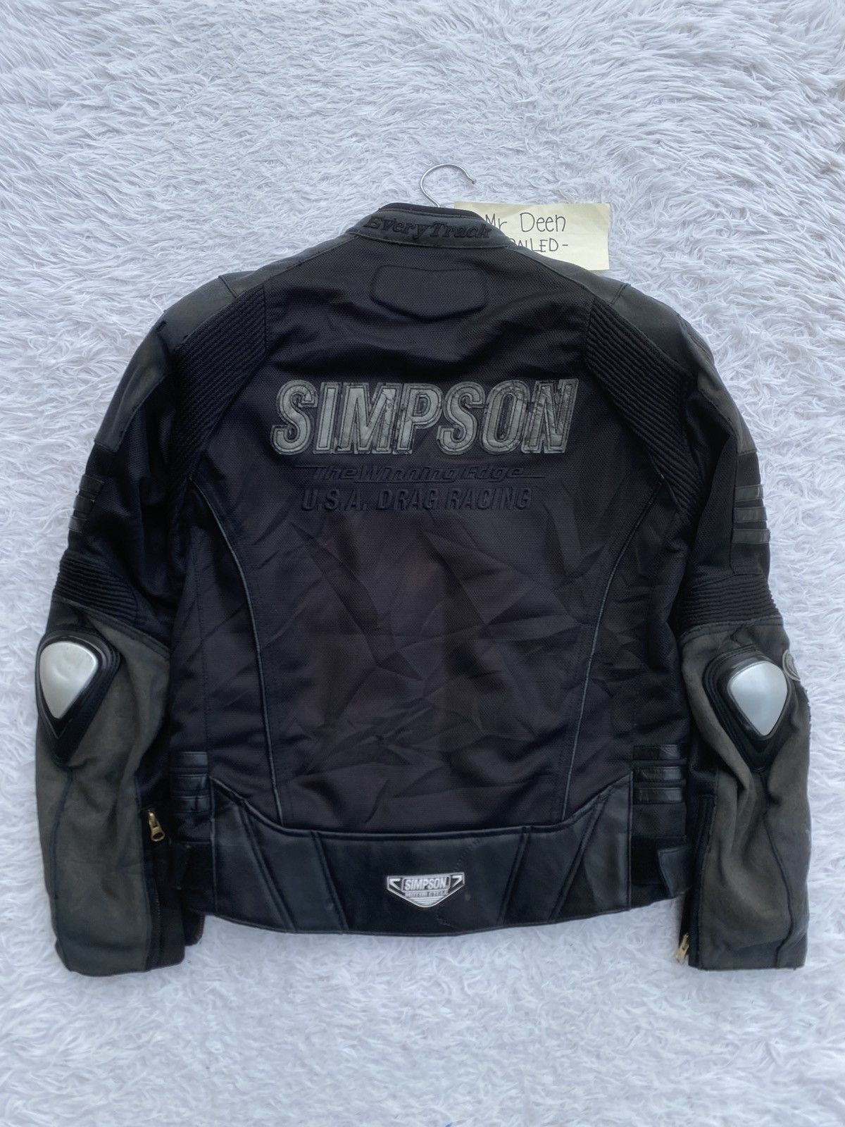 ICON Motorsports Rare Vintage Simpson Biker Racing Jacket Size US M / EU 48-50 / 2 - 18 Thumbnail
