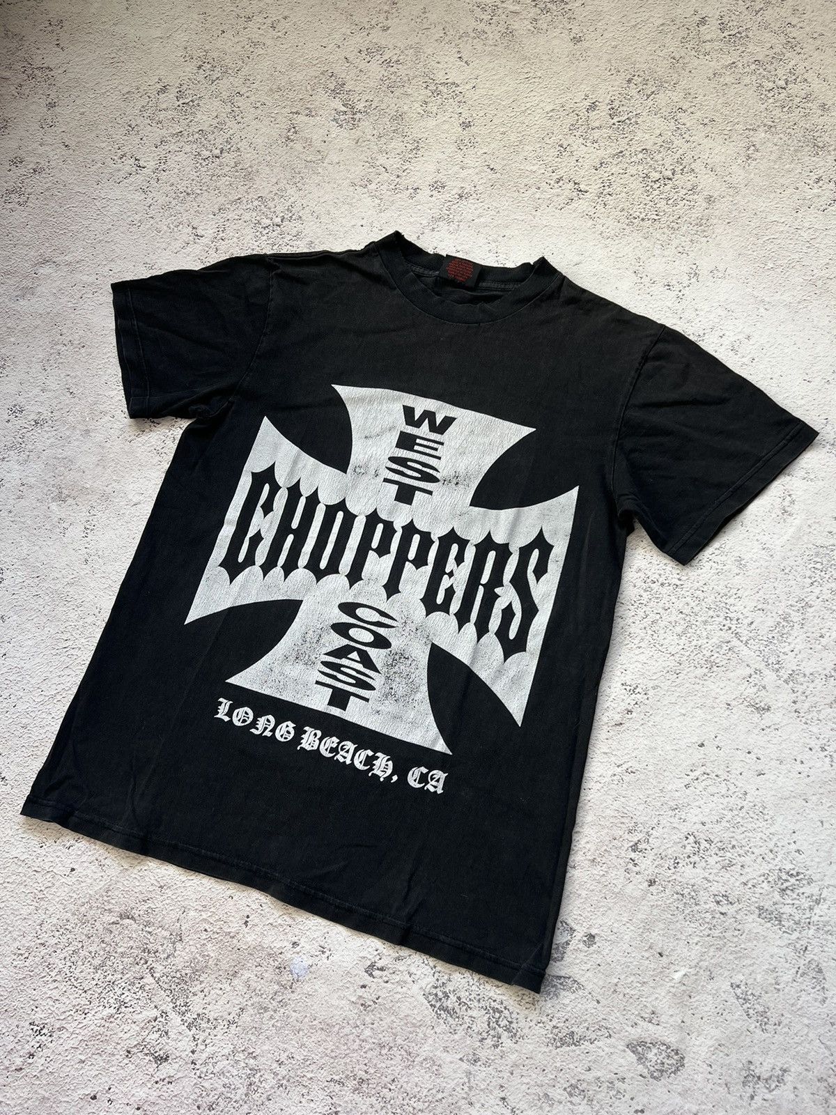 Vintage × West Coast Choppers Vintage Y2k West Coast Choppers Faded Tee Size US M / EU 48-50 / 2 - 4 Thumbnail
