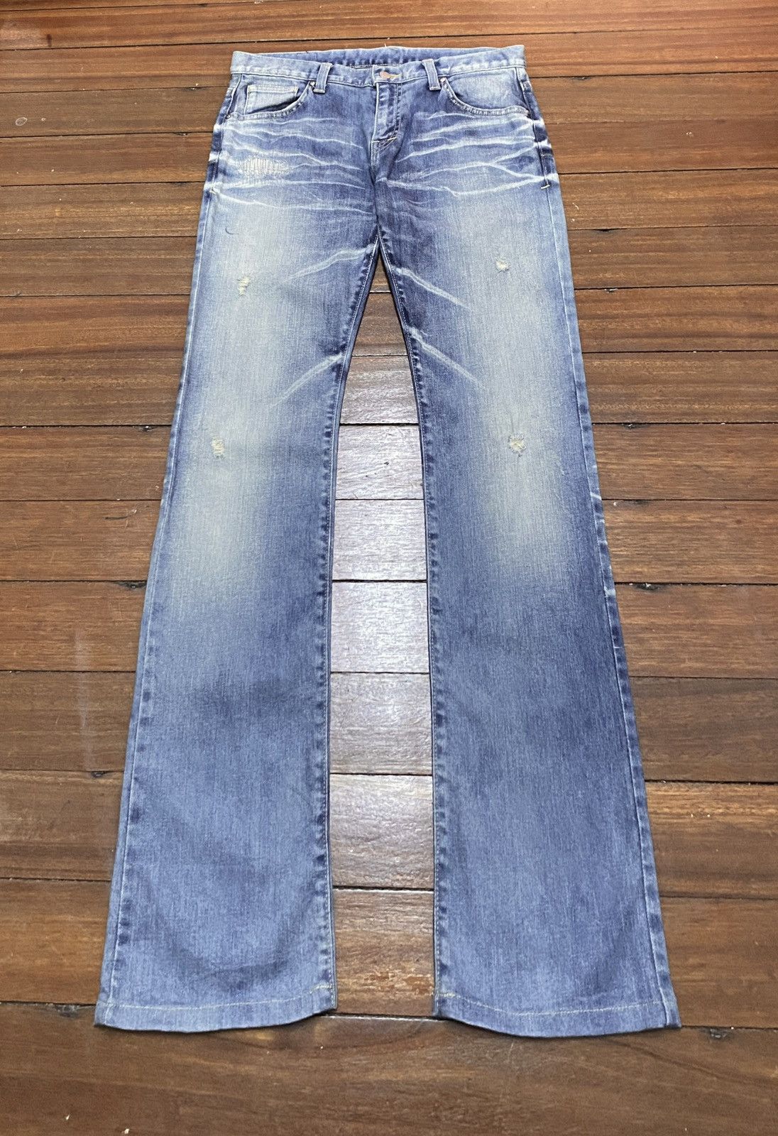 Tornado Mart Very Rare Vintage Japanese Brand Tornado Mart Jeans 1990s Size US 31 - 1 Thumbnail
