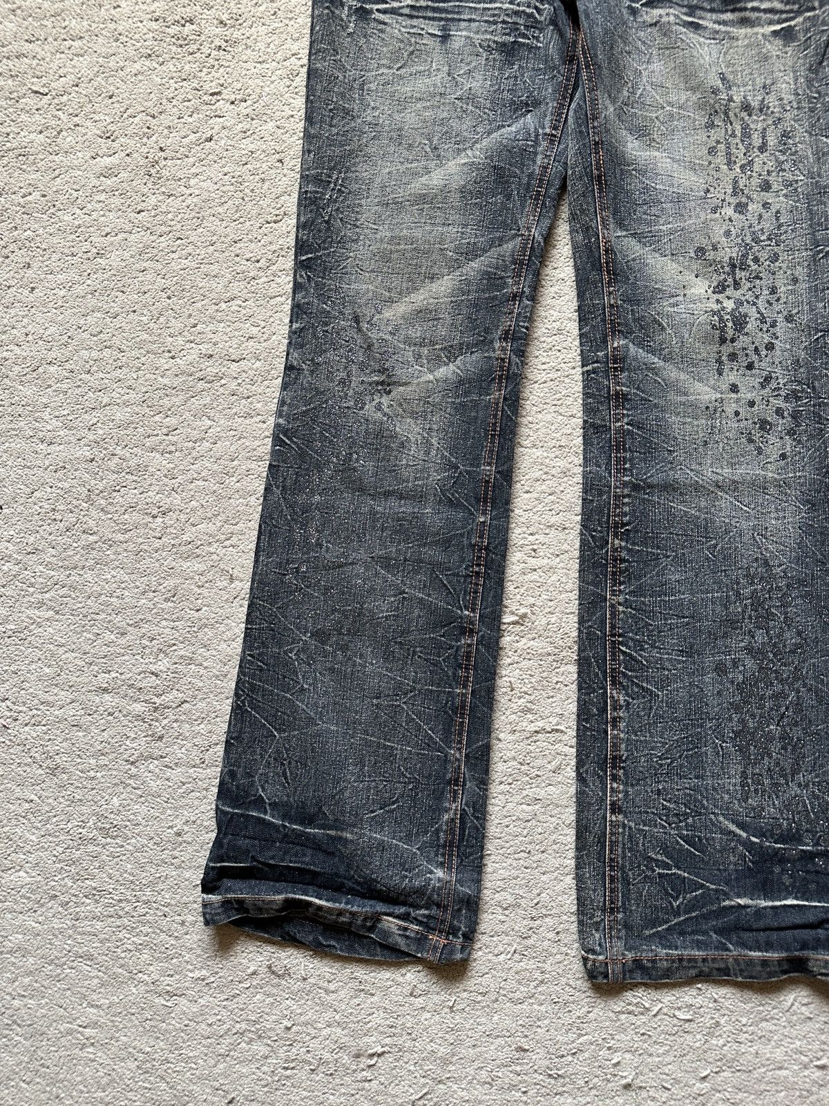 LOWBOX 2000s Lowbox Stonewash Jeans Size US 32 / EU 48 - 3 Thumbnail
