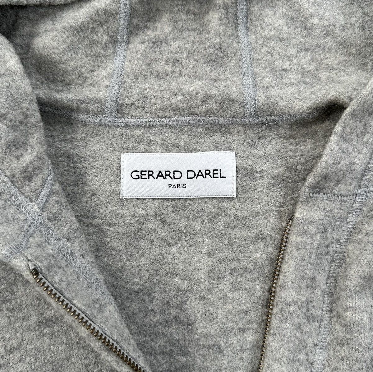 Gerard Darel Gerard Darel Wool Zipper Flatlock Coverstitch Jackets Size L / US 10 / IT 46 - 10 Thumbnail