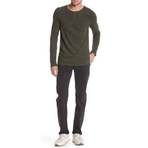 AG Adriano Goldschmied AG Adriano Goldschmied Mens Black Matchbox Slim Fit Straight Size US 29 - 11 Thumbnail