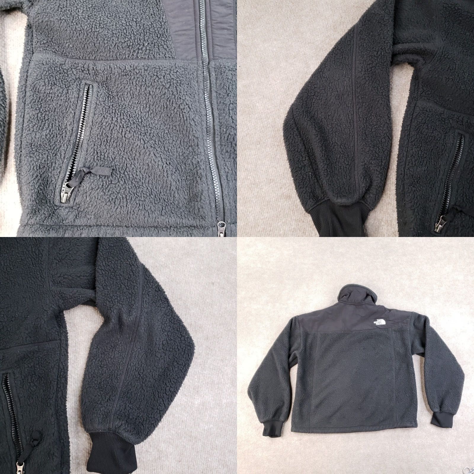 The North Face North Face Jacket Black Womens Medium Fleece Full Zip Sherpa Outdoor YKK Pockets Size M / US 6-8 / IT 42-44 - 9 Thumbnail