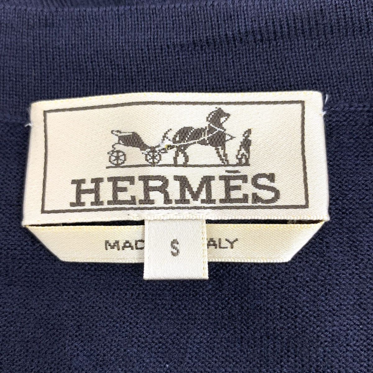 Hermes Hermes Rhombus Pattern Long Sleeve Knit Sweater K26WX Size US S / EU 44-46 / 1 - 5 Thumbnail