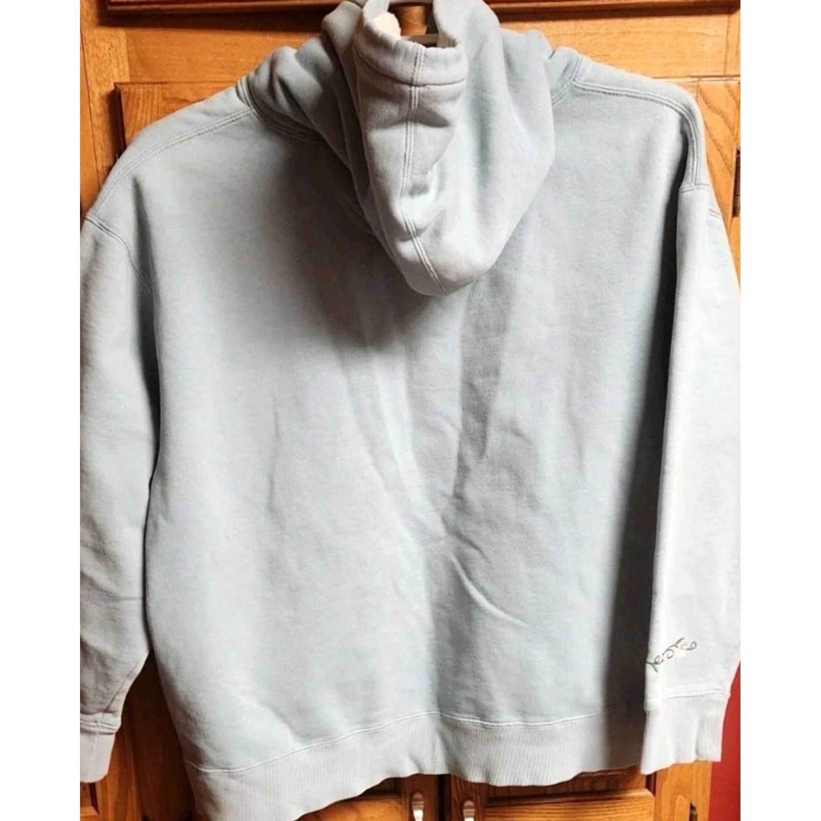 Big Dogs VINTAGE Big Dogs Hoodie Women 2XL Floral Embroidered Pullover Sweatshirt Blue Knit Embroidered 90s Womens Size XXL / US 16-18 / IT 52-54 - 7 Thumbnail