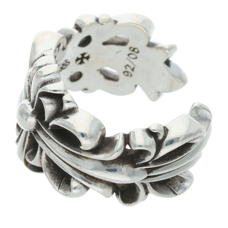 Chrome Hearts Chrome Hearts Double Floral Silver Ring Size ONE SIZE - 5 Thumbnail