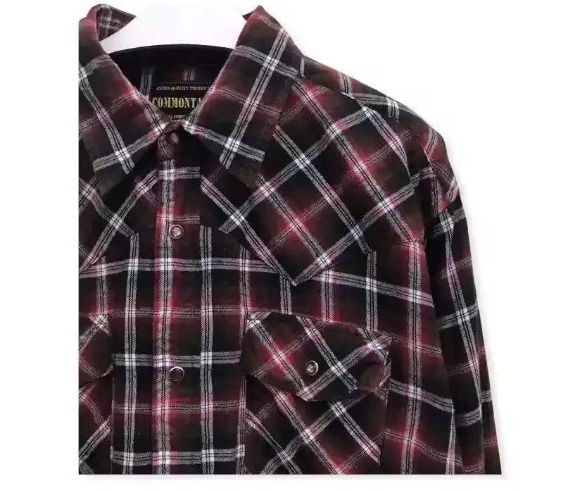 Flannel Commontage Plaid Tartan Flannel Shirt Size US XL / EU 56 / 4 - 3 Thumbnail