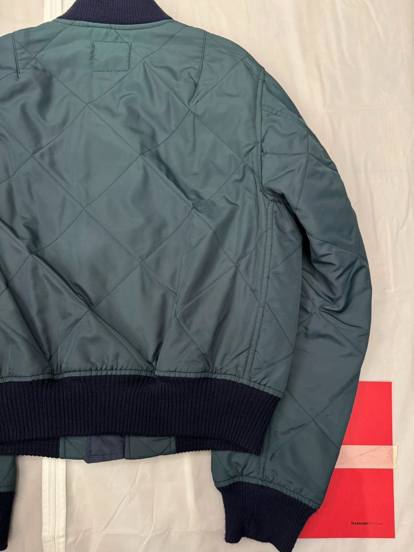 Helmut Lang Helmut Lang Thin Cotton Nylon Ma-1 Bomber Size L / US 10 / IT 46 - 3 Thumbnail
