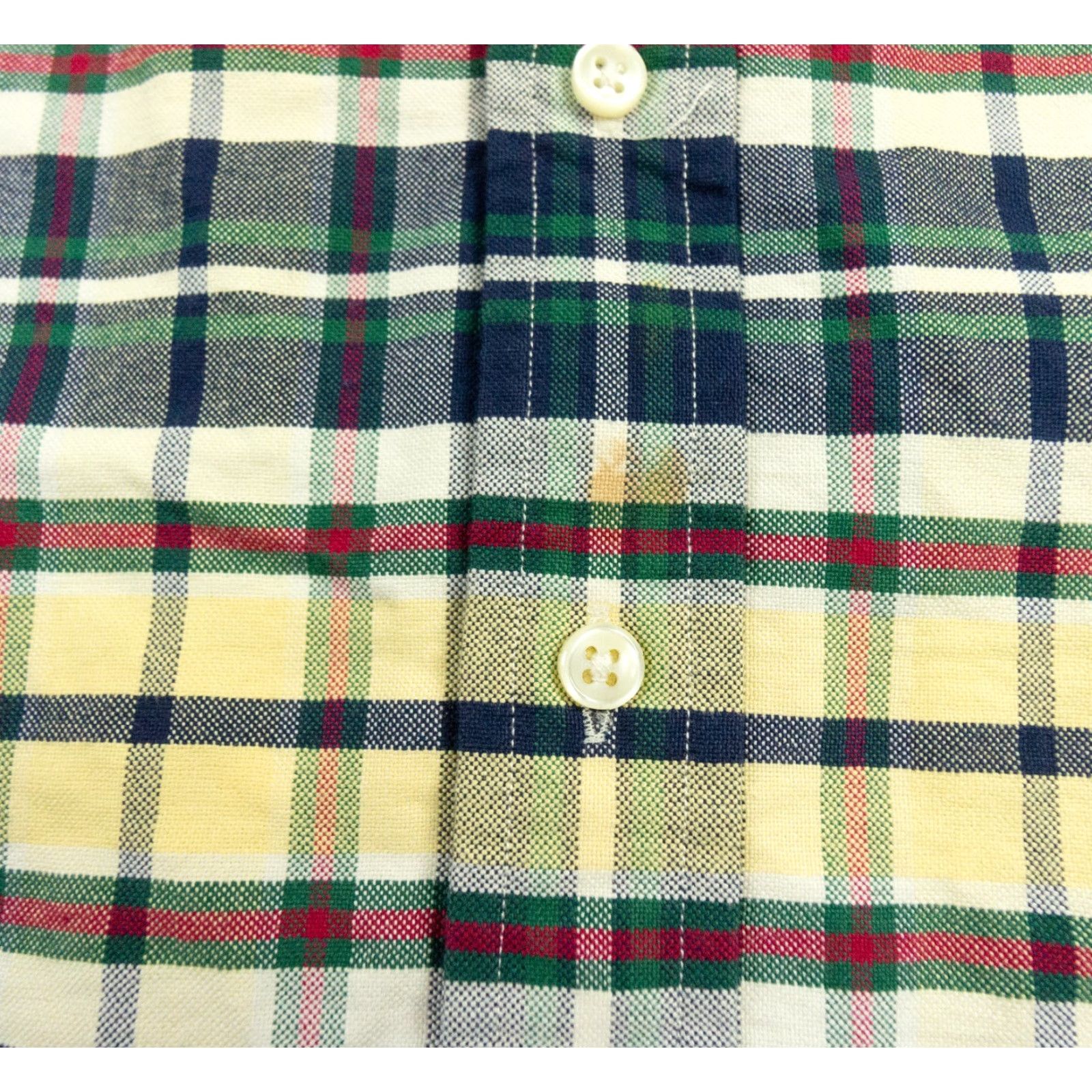 Ralph Lauren Ralph Lauren Shirt Mens XL Yellow Button-Up Oxford Check Preppy Casual Classic Size US XL / EU 56 / 4 - 5 Thumbnail