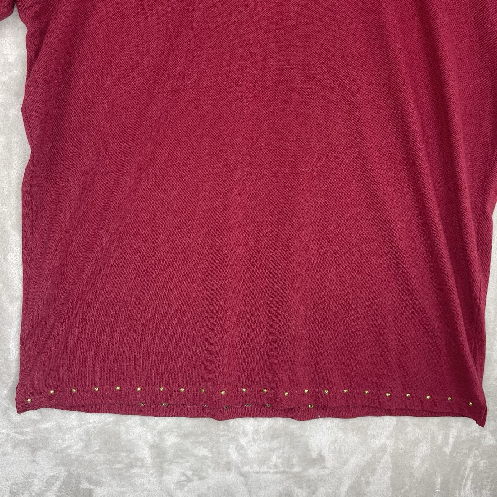 Other Jewelius Cezer Lion Graphic Polo Studded Red Oversized 2XL Size US XXL / EU 58 / 5 - 6 Thumbnail