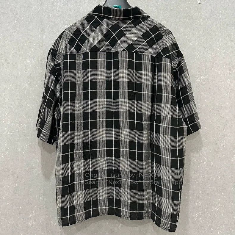 Loewe Loewe size 39 Black and White Plaid Shirt Size US XS / EU 42 / 0 - 2 Thumbnail