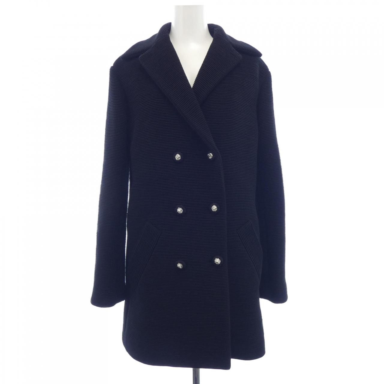 Chanel Chanel Chanel LOOK46 Coat Textile Outerwear P78175V69999 DUTY FREE for USA Size ONE SIZE - 1 Thumbnail